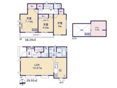 府中市西原町4丁目　新築分譲住宅　全2棟
