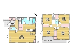 八王子市打越町　新築分譲住宅　全1棟