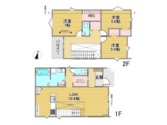 八王子市山田町　新築分譲住宅　全2棟