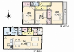 昭島市昭和町3丁目　新築分譲住宅　全4棟