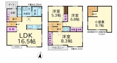 立川市栄町3丁目　新築分譲住宅　全1棟