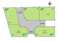 国分寺市西町3丁目　建築条件付き売地　全3区画