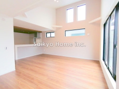 2階リビングのため、日当たり良好！家族が集まるLDKは暖かく快適な空間をご用意しました！
■府中市本町2丁目　新築戸建て■