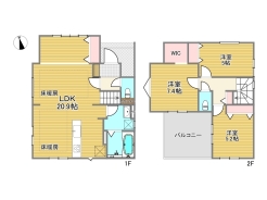 1号棟間取り図■小金井市中町2　新築一戸建■