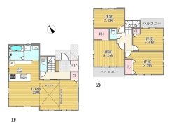 1号棟間取り図■八王子市兵衛2　新築一戸建■