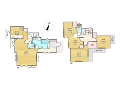 間取り■八王子市子安町1　新築一戸建て■