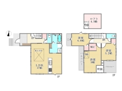 1号棟間取り■八王子市鹿島　新築一戸建て■