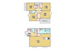2区画参考プラン土地建物価格6790万円・土地価格5390万円■府中市白糸台1　売地■
