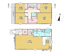 間取り■三鷹市北野2　新築一戸建て■