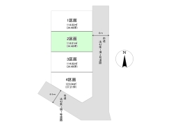 区画図■立川市栄町3　建築条件付き売地■
