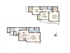 1号棟間取り図■立川市柏町4　新築一戸建■