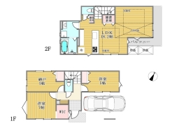 1号棟間取り図■府中市分梅町1　新築一戸建■