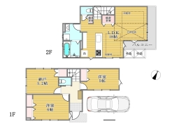 1号棟間取り図■府中市分梅町1　新築一戸建■
