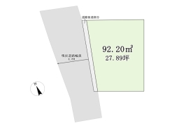 区画図■府中市幸町2　売地■