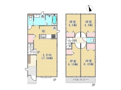 間取り図■府中市新町3丁目　新築戸建て■