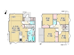 1号棟間取り図■国分寺市高木町3　新築一戸建て■