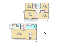 D号棟間取り図■府中市住吉町3丁目　新築戸建て■