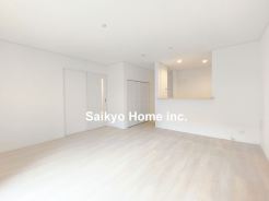 住まいの中心となるリビング・ダイニングは、一体感のある対面型のキッチンと合わせ、17帖。ゆったりとしたスペースを確保しています。
■武蔵野市八幡町1　新築一戸建て■