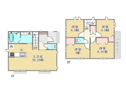 間取図■府中市四谷3　新築一戸建て■
