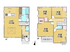 間取り図■国分寺市戸倉1丁目　新築戸建て■