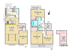 間取図■多摩市一ノ宮4　新築一戸建て■