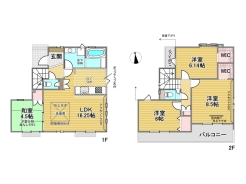 間取り図■日野市日野本町5丁目　新築戸建て■