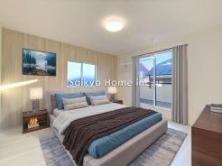 8.5帖洋室。備え付けのウォークインクローゼットを活用してお部屋をスッキリ広く使えそうです■日野市日野本町5丁目　新築戸建て■