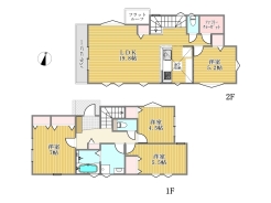 2号棟間取り図■小金井市東町1　新築一戸建■