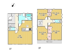 4号棟間取り図■府中市日新町4　新築一戸建■