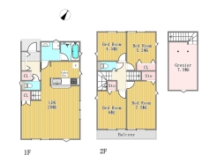 5号棟間取り図■府中市日新町4　新築一戸建■