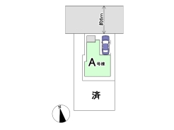 区画図■八王子市大和田町5丁目　新築戸建て■