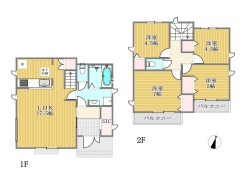 2号棟間取り図■府中市日新町5　新築一戸建■