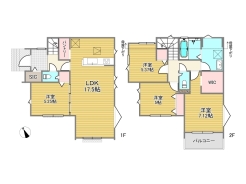 11号棟間取り図■八王子市館町　新築戸建て■