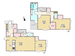 間取り図■八王子市館町　新築戸建て■
