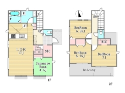1号棟間取り図■小平市栄町2　新築一戸建て■
