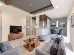 オープンでのびやかな空間を生み出すこだわりの「広がり」と「ゆとり」。家族と過ごす時間を大切にした住空間です。※家具等はCG加工しております。■国分寺市高木町2　新築一戸建■