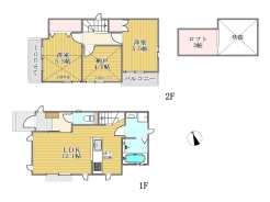 B号棟間取り図■府中市若松町4　新築一戸建■