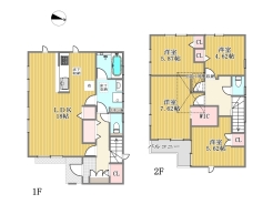 2号棟間取り図■日野市多摩平6　新築一戸建■
