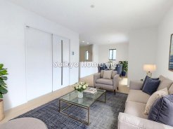 オープンでのびやかな空間を生み出すこだわりの「広がり」と「ゆとり」。家族と過ごす時間を大切にした住空間です。※家具等はCG加工しております。■府中市日新町3　新築一戸建て■