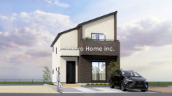 完成予想パース■福生市熊川　新築一戸建■