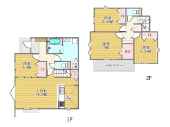 3号棟間取り図■福生市熊川　新築一戸建■