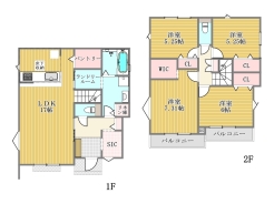 4号棟間取り図■福生市熊川　新築一戸建■