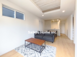 リビングに設けたスタディコーナー。家事をしながらお子様の勉強する姿を眺められそう！
■府中市小柳町5丁目　新築戸建て■