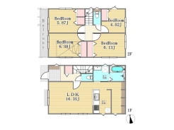 3号棟間取り図■三鷹市上連雀9　新築一戸建て■