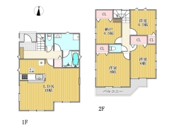 間取り図■日野市南平3　中古一戸建て■