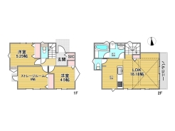 1号棟間取り図■小金井市前原町4丁目　新築戸建て■