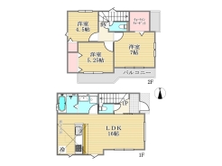 1号棟間取り図■昭島市上川原町3　新築一戸建て■