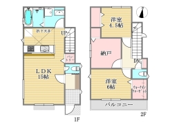 2号棟間取り図■昭島市上川原町3　新築一戸建て■