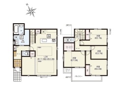 2号棟間取り図■昭島市緑町3　新築一戸建■