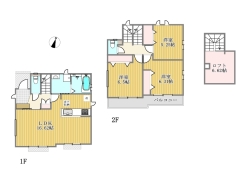 A号棟間取り図■府中市浅間町4　新築一戸建■